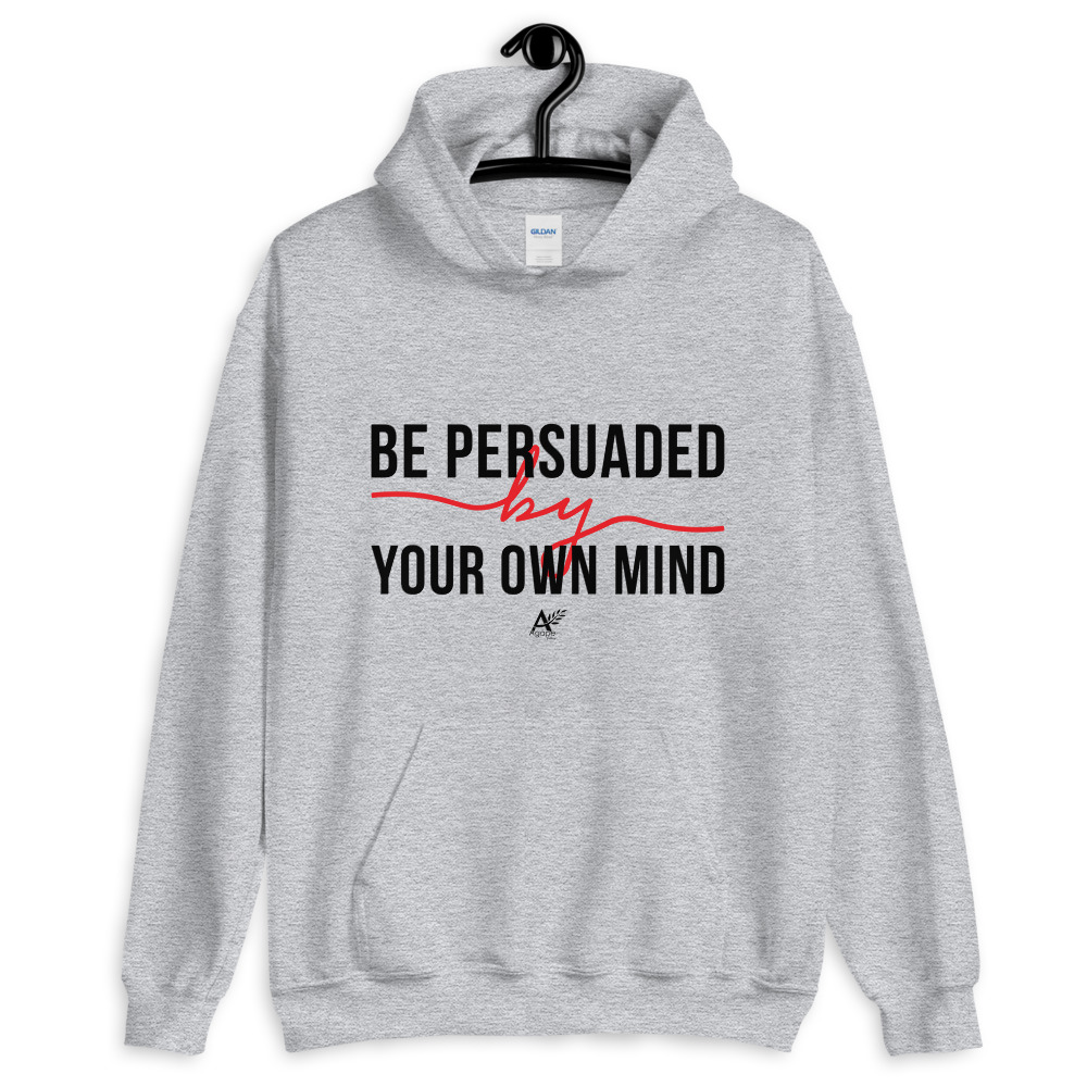 Be Persuaded by your own mind - Men's Hoodie | Agape Clothing